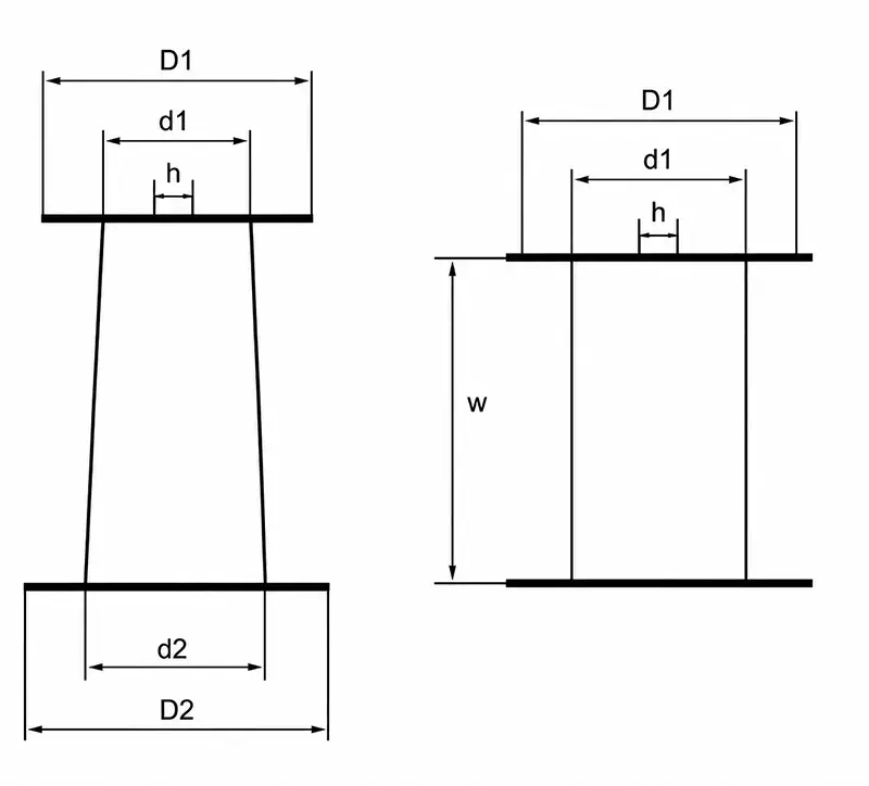 enameled wire packing drawing