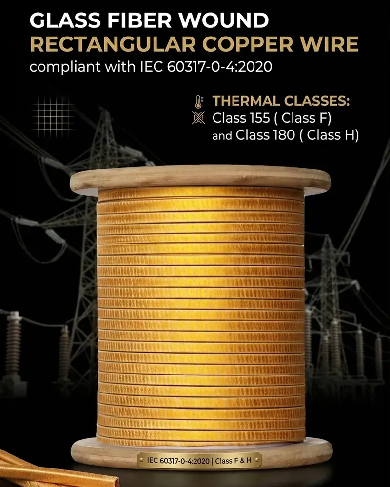 fiberglass flat wire