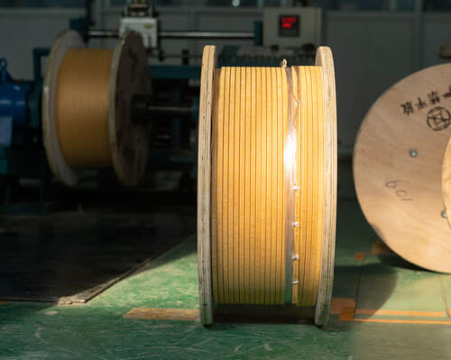 Glass-fiber-wound Enameled Rectangular Copper Wire