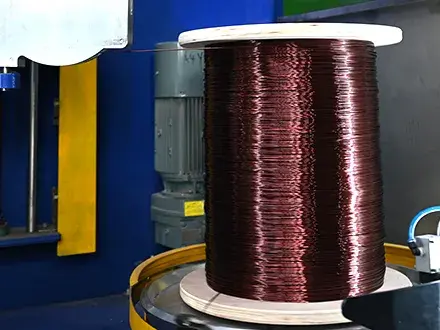 enameled wire spooling